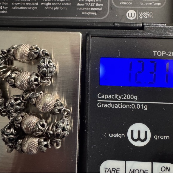 Vintage Sterling Silver Bali Style Beaded Bracelet - Ornate Filigree & Textured - Picture 4 of 6